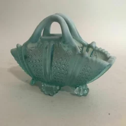 Antique Victorian Davidson Pressed Glass Blue Pearline Posy Basket -Storage Furniture Sales 2024 antique victorian davidson pressed glass blue pearline posy basket sku99922505 0 1
