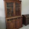 Unknown Antique Victorian Golden Oak Bookcase Cabinet