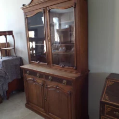 Unknown Antique Victorian Golden Oak Bookcase Cabinet -Storage Furniture Sales 2024 antique victorian golden oak bookcase cabinet sku79886183 0 2