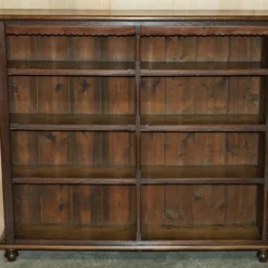 Antique Victorian Solid English Oak Library Open Bookcase Sideboard 128x274cm -Storage Furniture Sales 2024 antique victorian solid english oak library open bookcase sideboard 128x274cm sku21017303 0 2