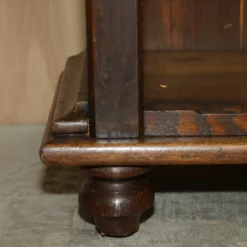 Antique Victorian Solid English Oak Library Open Bookcase Sideboard 128x274cm -Storage Furniture Sales 2024 antique victorian solid english oak library open bookcase sideboard 128x274cm sku21017303 0 5