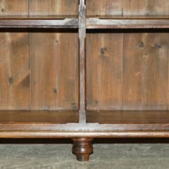 Antique Victorian Solid English Oak Library Open Bookcase Sideboard 128x274cm -Storage Furniture Sales 2024 antique victorian solid english oak library open bookcase sideboard 128x274cm sku21017303 0 6