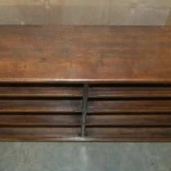 Antique Victorian Solid English Oak Library Open Bookcase Sideboard 128x274cm -Storage Furniture Sales 2024 antique victorian solid english oak library open bookcase sideboard 128x274cm sku21017303 0 8