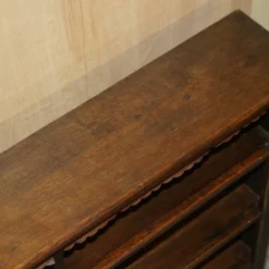 Antique Victorian Solid English Oak Library Open Bookcase Sideboard 128x274cm -Storage Furniture Sales 2024 antique victorian solid english oak library open bookcase sideboard 128x274cm sku21017303 0 9