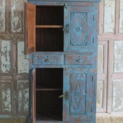 Unknown Antique Wooden Indian Cupboard -Storage Furniture Sales 2024 antique wooden indian cupboard sku98233604 0 1