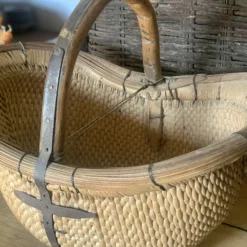 Antique Woven Basket, 1900s, Bamboo -Storage Furniture Sales 2024 antique woven basket 1900s bamboo sku64534760 0 3 scaled