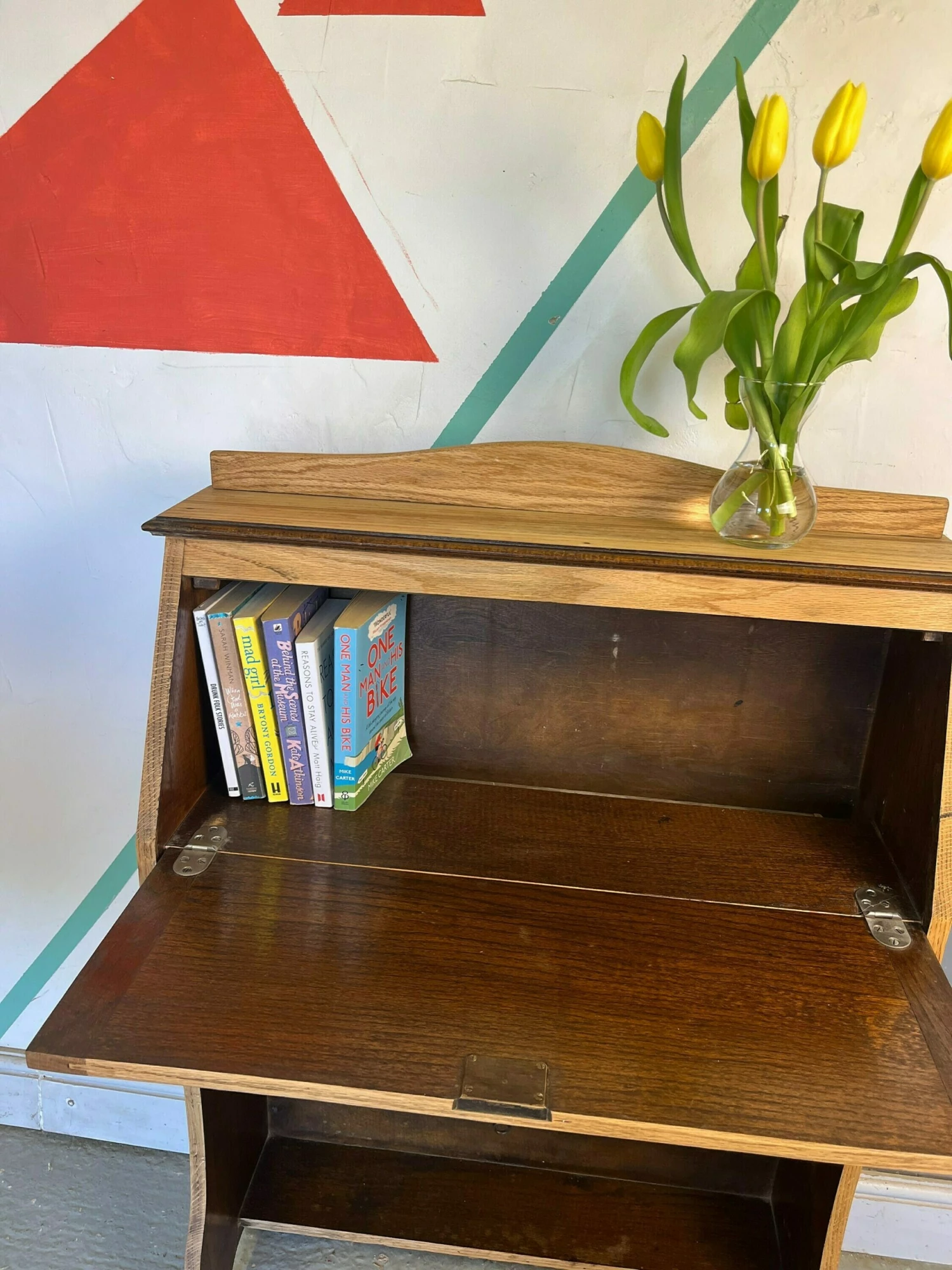 Unknown Art Deco 1920s Vintage Bureau Traditional Storage Sideboard Office 9 Unknown Art Deco 1920s Vintage Bureau Traditional Storage Sideboard Office - Image 9