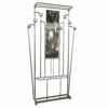 Unknown Art Deco Aluminium French Clothes Stand/ Hallway Wardrobe, 1950s