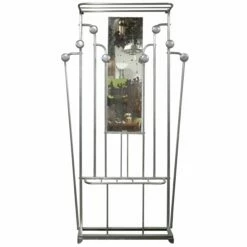 Unknown Art Deco Aluminium French Clothes Stand/ Hallway Wardrobe, 1950s -Storage Furniture Sales 2024 art deco aluminium french clothes stand hallway wardrobe 1950s sku98995437 0 15