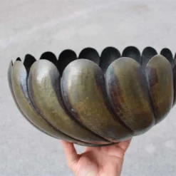 Art Decò Big Decorative Baskets Solid Brass Italian Deign Egidio Casagrande -Storage Furniture Sales 2024 art deco big decorative baskets solid brass italian deign egidio casagrande sku43824434 0 4