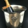 Art Deco Champagne Bucket Silver Plated 1940s Bar Cart Decor Christmas Table Wine Chiller Cooler Gift For Wedding Gift Man Cave