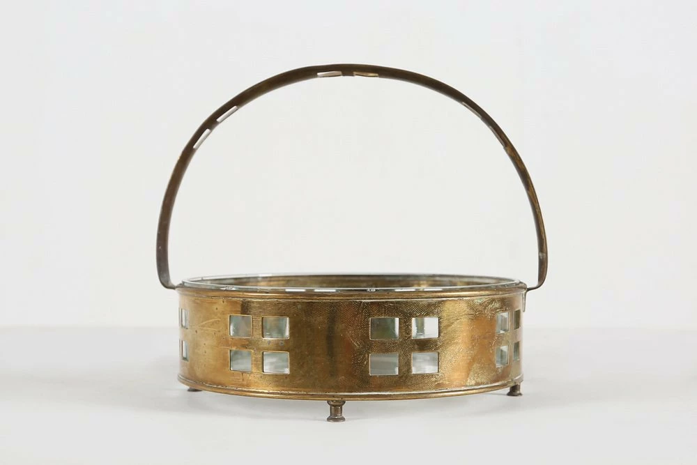 Unknown Art Deco Fruit Basket In The Style Of Hans Ofner 1 Unknown Art Deco Fruit Basket In The Style Of Hans Ofner