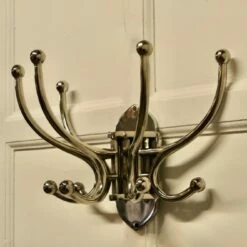 Art Deco Style French Chrome Coat Rack Hat And Coat Hooks -Storage Furniture Sales 2024 art deco style french chrome coat rack hat and coat hooks sku79837098 0 1