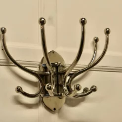 Art Deco Style French Chrome Coat Rack Hat And Coat Hooks -Storage Furniture Sales 2024 art deco style french chrome coat rack hat and coat hooks sku79837098 0 2