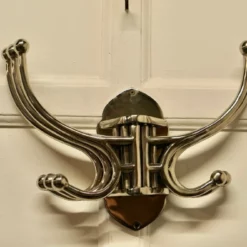 Art Deco Style French Chrome Coat Rack Hat And Coat Hooks -Storage Furniture Sales 2024 art deco style french chrome coat rack hat and coat hooks sku79837098 0 3