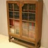 Unknown Art Deco Style Oak Glazed Bookcase