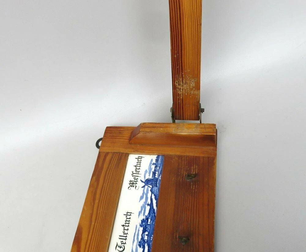 Unknown Art Nouveau Towel Board In Glass, Ceramic And Wood, 1890s 16 Unknown Art Nouveau Towel Board In Glass, Ceramic And Wood, 1890s - Image 16