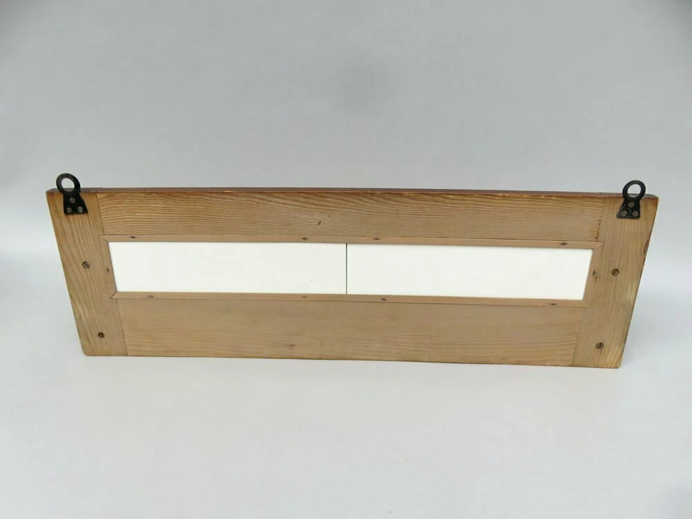 Unknown Art Nouveau Towel Board In Glass, Ceramic And Wood, 1890s 7 Unknown Art Nouveau Towel Board In Glass, Ceramic And Wood, 1890s - Image 7