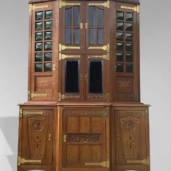 Arts And Crafts Art Nouveau Oak Three Piece -Storage Furniture Sales 2024 arts and crafts art nouveau oak three piece sku48181731 0 1 scaled