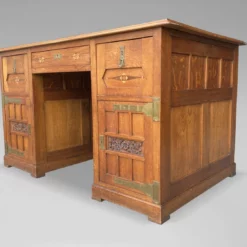 Arts And Crafts Art Nouveau Oak Three Piece -Storage Furniture Sales 2024 arts and crafts art nouveau oak three piece sku48181731 0 2 scaled