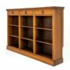 Unknown Arts And Crafts Bookcase Oak Open Front