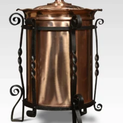 Unknown Arts And Crafts Circular Copper Coal Bucket -Storage Furniture Sales 2024 arts and crafts circular copper coal bucket sku43016242 0 2 scaled