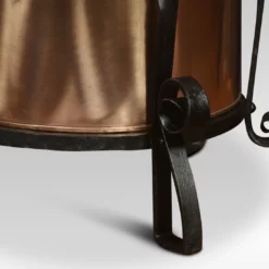 Unknown Arts And Crafts Circular Copper Coal Bucket -Storage Furniture Sales 2024 arts and crafts circular copper coal bucket sku43016242 0 4 scaled