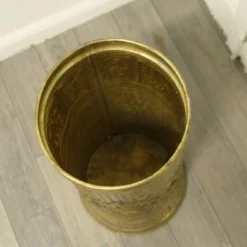 Unknown Arts And Crafts Embossed Brass Stick Stand, Umbrella Stand -Storage Furniture Sales 2024 arts and crafts embossed brass stick stand umbrella stand sku71151448 0 4
