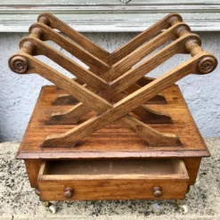 Arts & Crafts Oak Canterbury / Magazine Rack 7 Arts & Crafts Oak Canterbury / Magazine Rack -Storage Furniture Sales 2024 arts crafts oak canterbury magazine rack 0 2 scaled