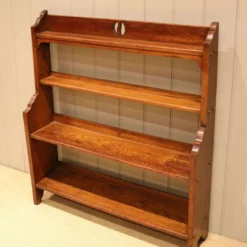 Unknown Arts & Crafts Oak Open Bookcase -Storage Furniture Sales 2024 arts crafts oak open bookcase sku24110134 0 3