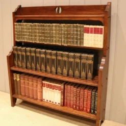 Unknown Arts & Crafts Oak Open Bookcase -Storage Furniture Sales 2024 arts crafts oak open bookcase sku24110134 0 4