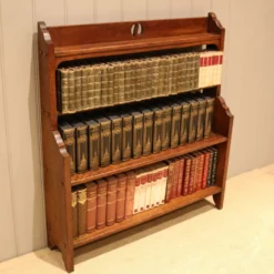 Unknown Arts & Crafts Oak Open Bookcase -Storage Furniture Sales 2024 arts crafts oak open bookcase sku24110134 0 5