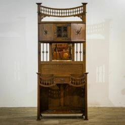 Arts & Crafts Shapland & Petter Oak Hallstand -Storage Furniture Sales 2024 arts crafts shapland petter oak hallstand sku93603396 0 1