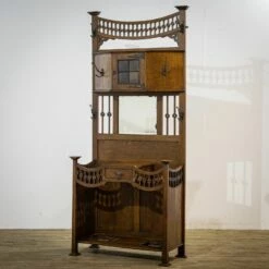 Arts & Crafts Shapland & Petter Oak Hallstand -Storage Furniture Sales 2024 arts crafts shapland petter oak hallstand sku93603396 0 2