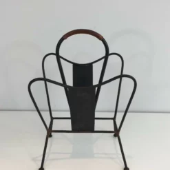 Attributed To Jacques Adnet. Black Lacquered And Brown Leather Magazine Rack. French. Circa 1940 10 Attributed To Jacques Adnet. Black Lacquered And Brown Leather Magazine Rack. French. Circa 1940 -Storage Furniture Sales 2024 attributed to jacques adnet black lacquered and brown leather magazine rack french circa 1940 0 2