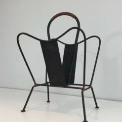 Attributed To Jacques Adnet. Black Lacquered And Brown Leather Magazine Rack. French. Circa 1940 11 Attributed To Jacques Adnet. Black Lacquered And Brown Leather Magazine Rack. French. Circa 1940 -Storage Furniture Sales 2024 attributed to jacques adnet black lacquered and brown leather magazine rack french circa 1940 0 3