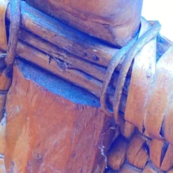 Basket In Wicker , And Wood, China, XX Century, Artisanal Made, Yellow Color -Storage Furniture Sales 2024 basket in wicker and wood china xx century artisanal made yellow color 0 8