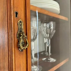 Beautiful Edwardian Glazed Bookcase / Dresser In Burr Walnut -Storage Furniture Sales 2024 beautiful edwardian glazed bookcase dresser in burr walnut sku46795338 0 5