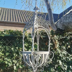 Beautiful Wrought Iron Flower Basket Hanging Flower Basket Garden Decoration -Storage Furniture Sales 2024 beautiful wrought iron flower basket hanging flower basket garden decoration sku94614542 0 1