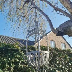 Beautiful Wrought Iron Flower Basket Hanging Flower Basket Garden Decoration -Storage Furniture Sales 2024 beautiful wrought iron flower basket hanging flower basket garden decoration sku94614542 0 2