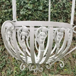 Beautiful Wrought Iron Flower Basket Hanging Flower Basket Garden Decoration -Storage Furniture Sales 2024 beautiful wrought iron flower basket hanging flower basket garden decoration sku94614542 0 7