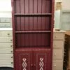 Unknown Bespoke Handpainted Bookcase With Cupboard Doors