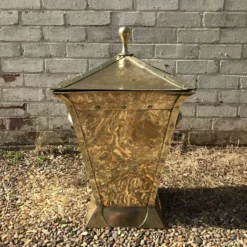 Birmingham Guild Of Handicraft, Art & Crafts, Brass Coal Bucket -Storage Furniture Sales 2024 birmingham guild of handicraft art crafts brass coal bucket 0 9