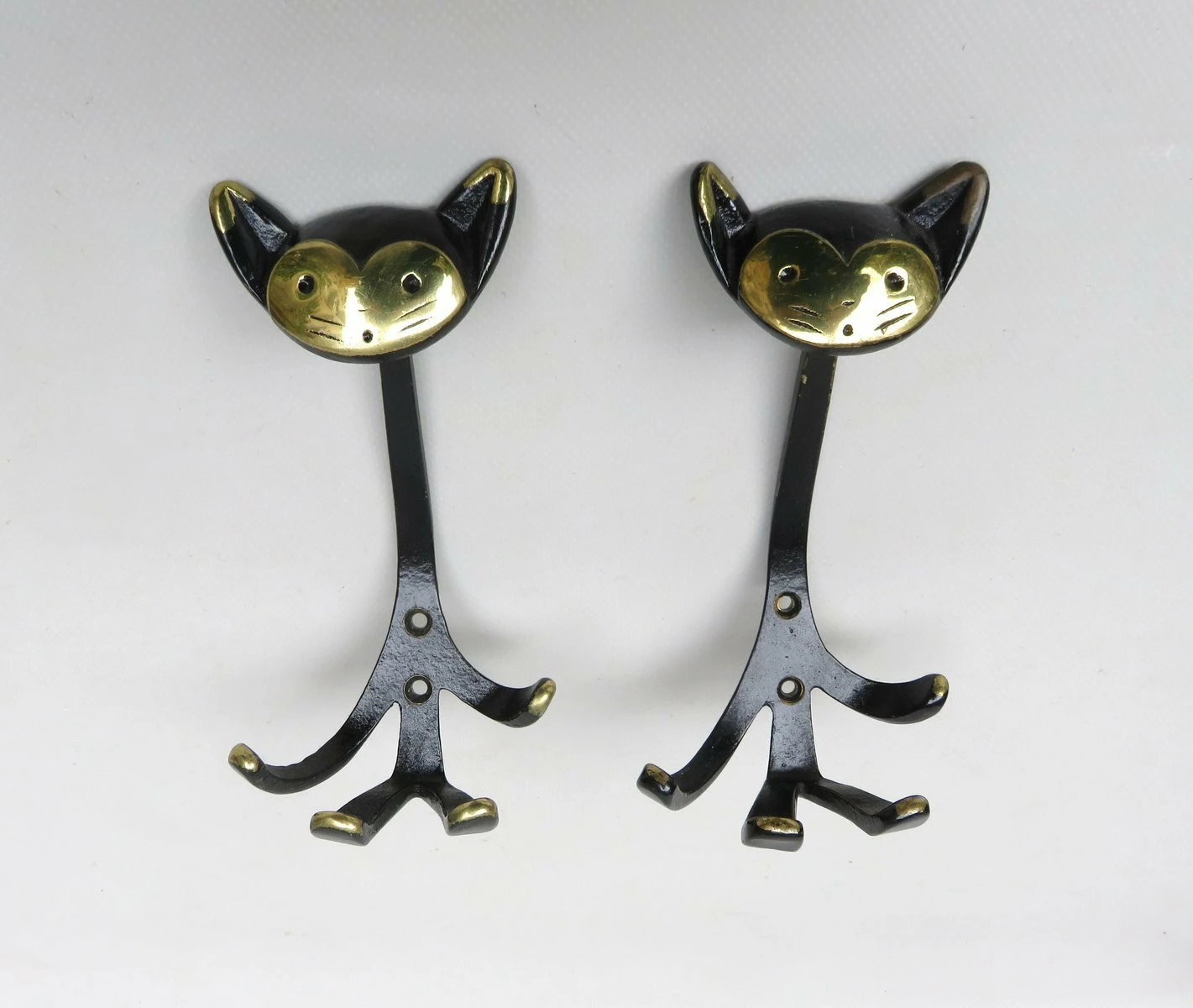 Black Brass Animal Cloakroom Hook By Walter Bosse, 1950s, Set Of 12 16 Black Brass Animal Cloakroom Hook By Walter Bosse, 1950s, Set Of 12 - Image 16