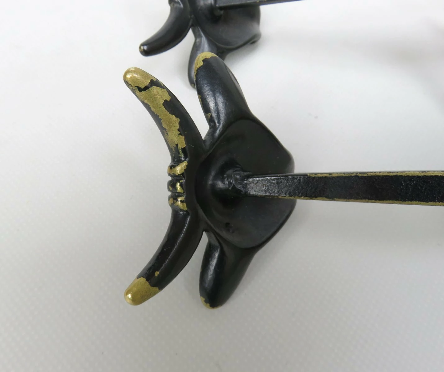 Black Brass Animal Cloakroom Hook By Walter Bosse, 1950s, Set Of 12 9 Black Brass Animal Cloakroom Hook By Walter Bosse, 1950s, Set Of 12 - Image 9