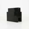 Black Magazine Rack By Giotto Stoppino For Kartell