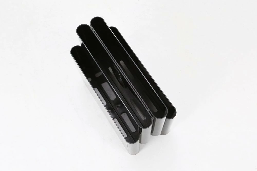 Black Magazine Rack By Giotto Stoppino For Kartell 3 Black Magazine Rack By Giotto Stoppino For Kartell - Image 3