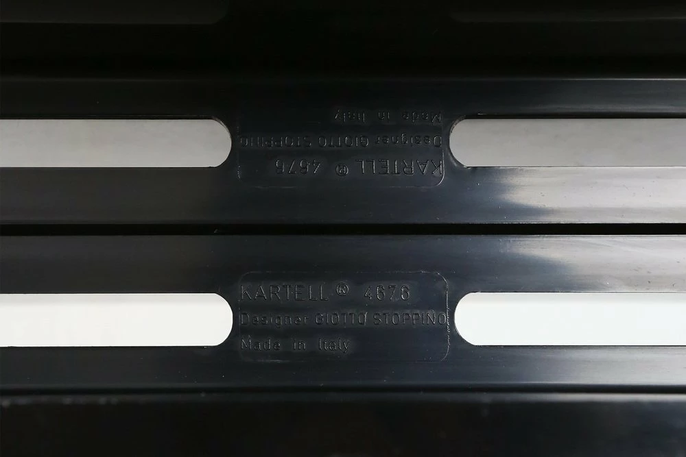 Black Magazine Rack By Giotto Stoppino For Kartell 6 Black Magazine Rack By Giotto Stoppino For Kartell - Image 6