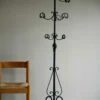 Unknown Black Metal Coat Stand, Late 20th Century