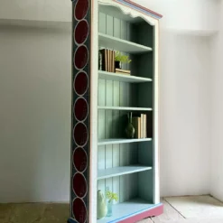 Bloomsbury Style Vintage Pine Bookcase Shelves -Storage Furniture Sales 2024 bloomsbury style vintage pine bookcase shelves sku49989709 0 4